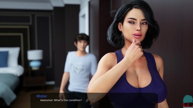 Сисястая 3D Линда знает, как затащить молодого парня в постель